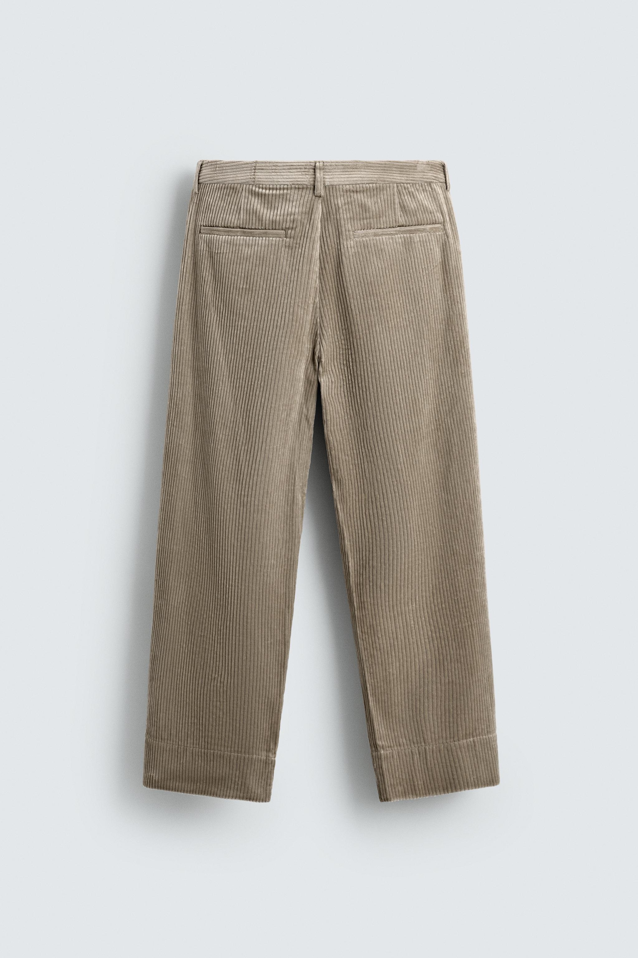 RELAXED FIT CORDUROY PANTS